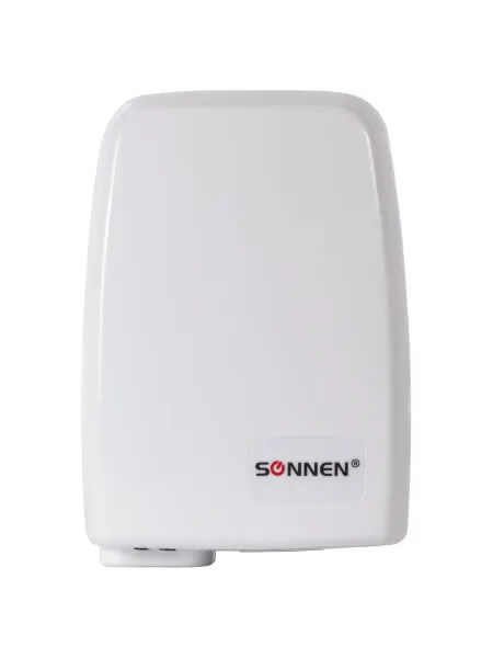 SONNEN сушилка для рукhd-120, 1000 вт, пластиковый корпус, белая, 6