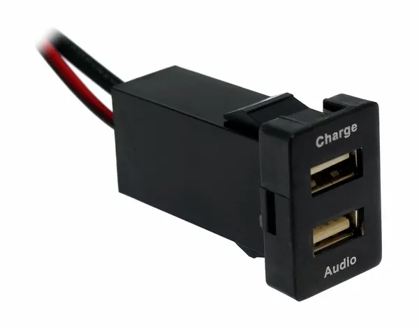 USB разъем в штатную заглушку для Toyota 2009 - 2021 (с зарядным устройством)