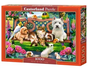 CastorLand Пазл Домашние животные в парке, 1000 деталей