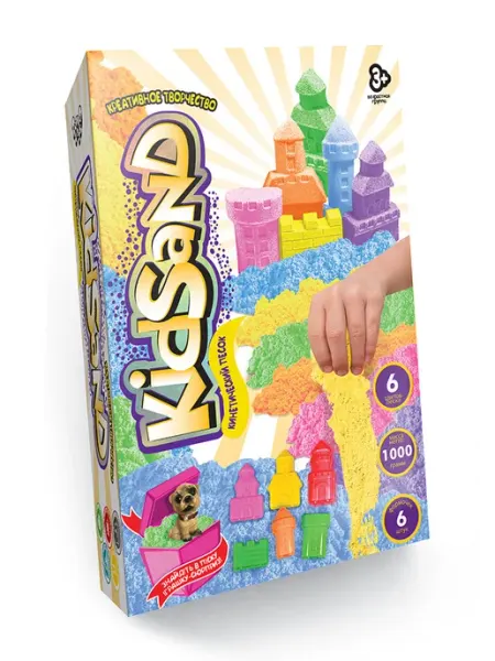 Danko Toys Кинетический песок «KIDSAND», 1000 г. коробка