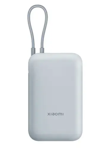 Xiaomi 22.5W Power Bank Integrated Cable 10000 mah Внешний аккумулятор, голубой с кабелем, BHR9073GL