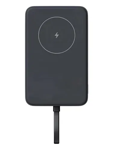 Xiaomi Magnetic 10000 mah Внешний аккумулятор, серый, Integrated Cable, BHR9823GL