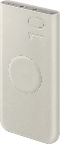 Samsung EB-U2510XUEGRU 10000 mah Внешний аккумулятор, бежевый с беспроводной зарядкой, EB-U2510XUEGRU