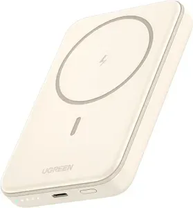 Внешний аккумулятор магнитный UGREEN PB561 Magnetic Wireless 20W Power Bank 10000mAh, белый (25208)