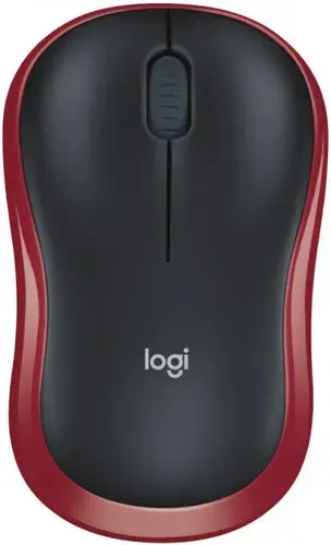 Мышь беспроводная Logitech M185 Red красная, оптическая, 1000dpi, 2.4GHz