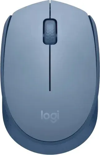Мышь компьютерная Logitech M171, игровая, беспроводная. оптическая, 1000dpi, USB, цвет голубой (910-006866)