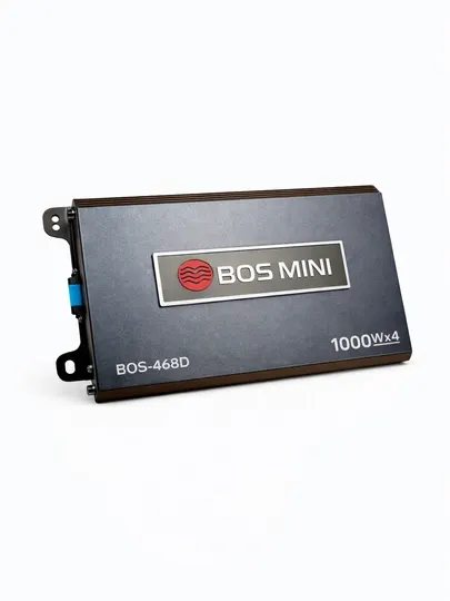 Усилитель автомобильный для Android магнитол BOS MINI 468D 4-х канальный 1000W