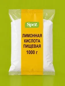 SPEZ Лимонная кислота пищевая 1001г. 1шт.