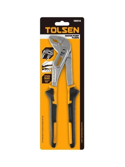 Клещи переставные TOLSEN 10014, 250 мм, удобные ручки