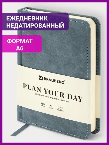 Brauberg Ежедневник недатированный 100х150 мм