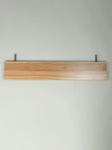 Полка настенная BESTEX, со скрытым монтажом, 100x18x2.7, орех