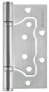 Комплект 10 шт. - Петля универсальная без врезки Fuaro 500-2BB/BL 100x2,5 SC мат. хром
