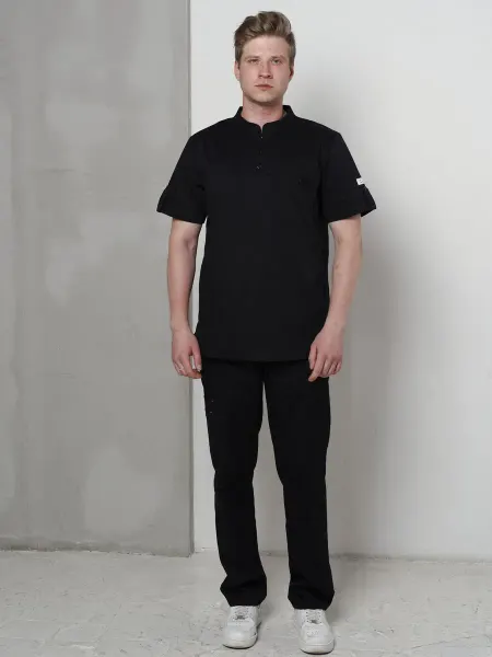 Доктор Чехов Рубашка медицинская 7140 Black