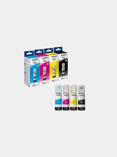 Чернила для принтеров копиров МФУ Epson 101/103, 4 цвета комплект