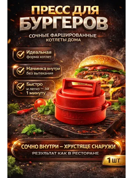 Amonie11 Пресс для котлет удобный бургер мейкер