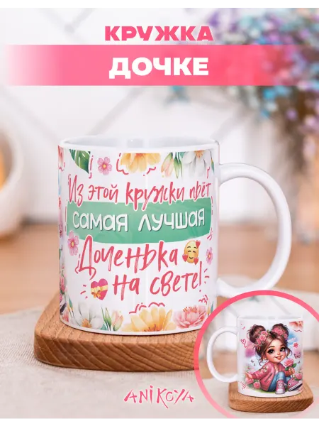 AniKoya Кружка подарочная дочке