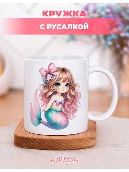 AniKoya Кружка подарочная с русалкой
