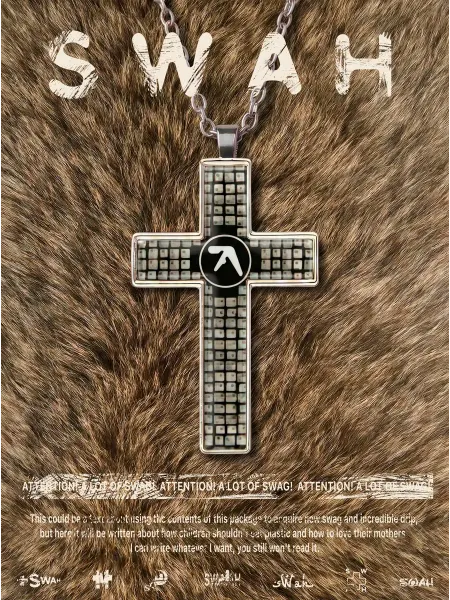 Swah крестик aphex twin y2k archive vivienne nana type