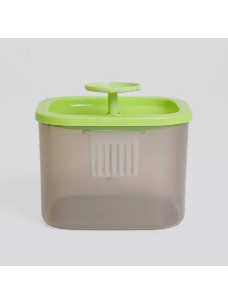 Petmax Фонтанчик для кошек и собак, 10х10х10 см, салатовый