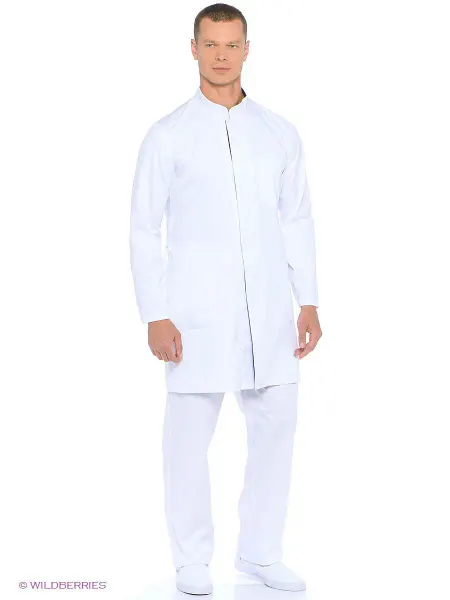 Med Fashion Lab Халат медицинский из ткани Teredo