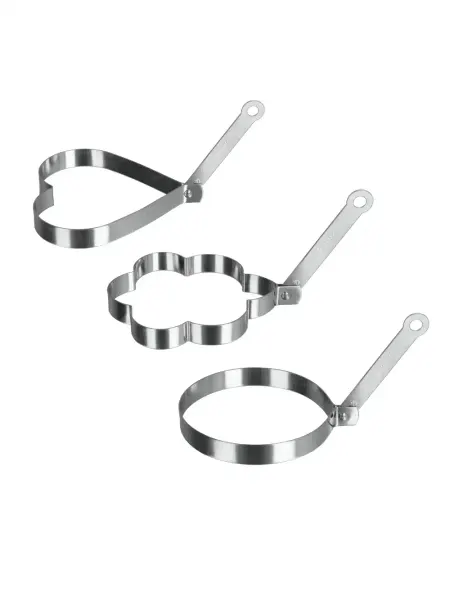 Metaltex Формочки 3 шт кольцо кулинарное для яичницы
