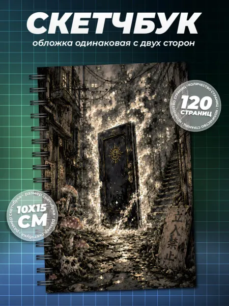 Образ из шума Блокнот Dorohedoro Дорохэдоро А6 (10×15см)