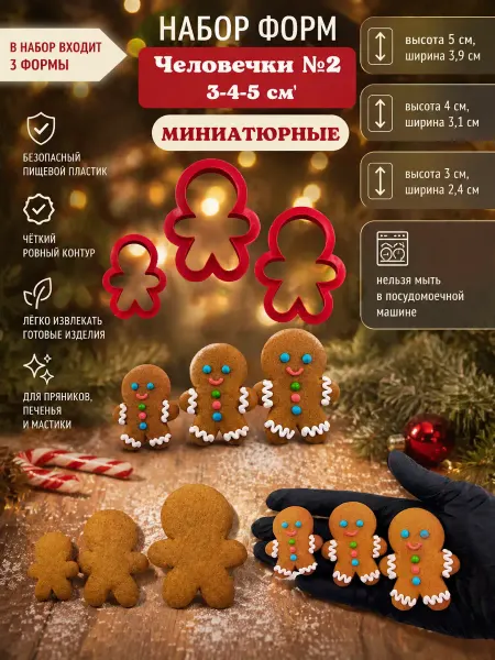 Pryanich_71 формочки для выпечки печенья и пряников пряничный человечек