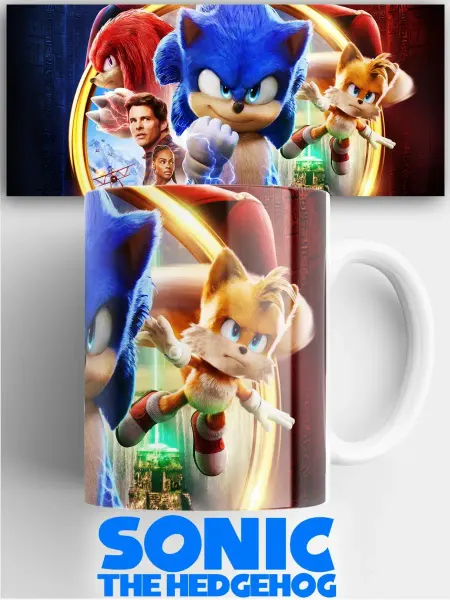 S.Vento Кружка Ёж Соник Sonic детская 330 мл
