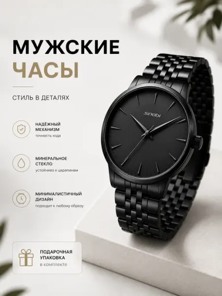 DT Time Часы мужские наручные кварцевые