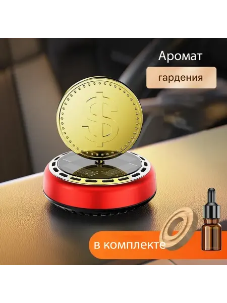 Нет бренда Автомобильный ароматизатор доллар крутится