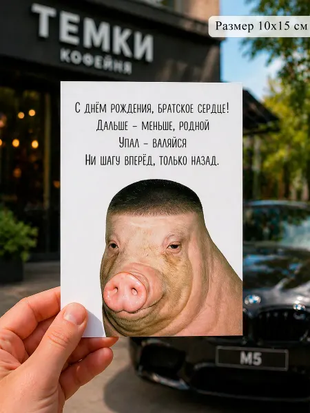 Открытка с днем рождения другу