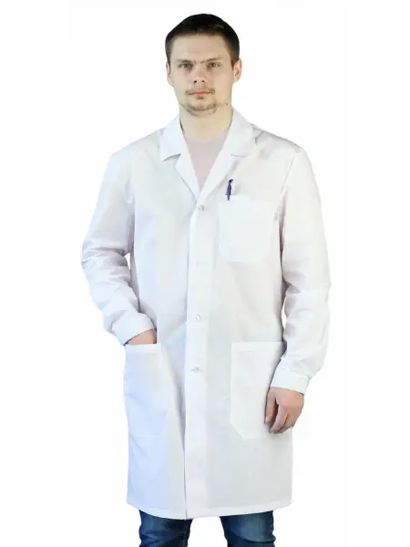 Халат белый медицинский мужской УС-МЕД508-340