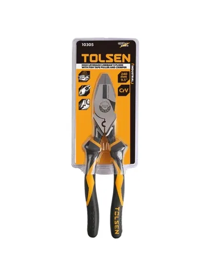 Комбинированные плоскогубцы TOLSEN Industrial 10305, 240 мм, Cr-V