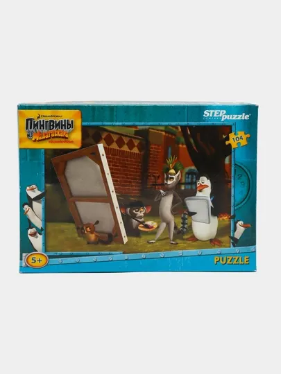 Мозаика puzzle 104, Пингвины из Мадагаскара, Dreamworks Мульти, 82140 q0000039529