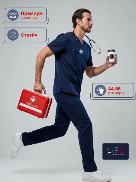 LIFEuniforms Хирургический костюм мужской