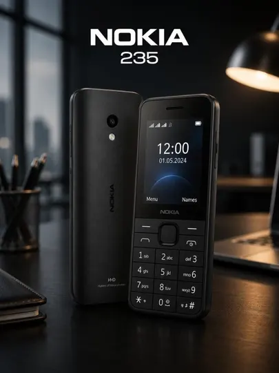 Nokia 235 — кнопочный телефон, поддержка двух SIM-карт, регистрация в системе UZIMEI