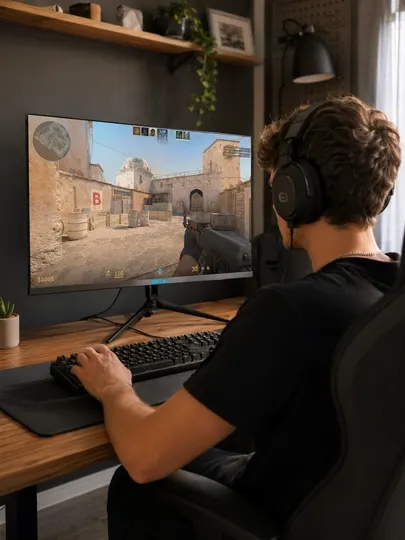 Монитор BIKON 22, 24, 27, 32 120-240Hz, IPS, FullHD, офис, учеба, работа, гарантия 1 год
