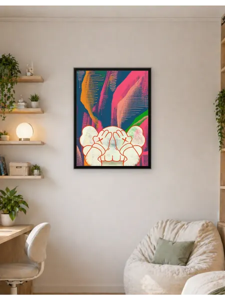 Postersbase Постер на стену KAWS Куклы уникальные абстракции 1 30x40