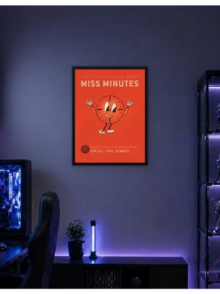 Postersbase Интерьерный постер Мисс Минуты 1 50x70