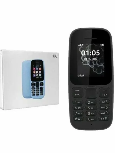 Кнопочный телефон Nokia 105 DS TA-1557, голубой