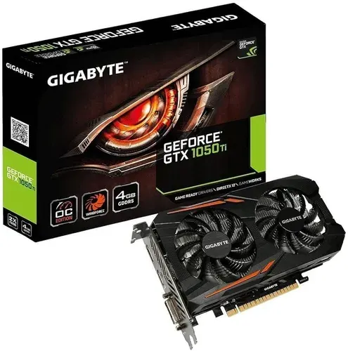 Gigabyte Видеокарта GeForce GTX 1050 Ti 1050ti Gigabyte 4 ГБ (1050ti gigabyte)