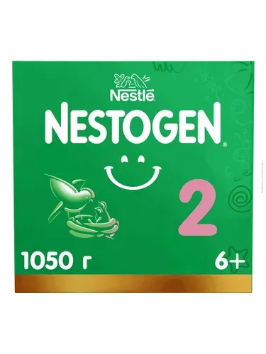 Молочная смесь Nestogen 2, с 6 месяцев, 1050 г