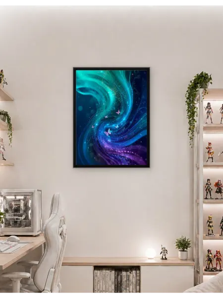 Postersbase Постер Абстрактная бабочка 30x40