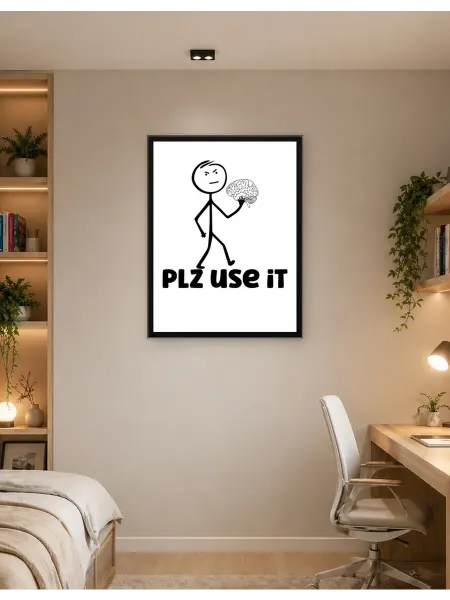 Postersbase Постер на стену Активируйте свой разум 30x40