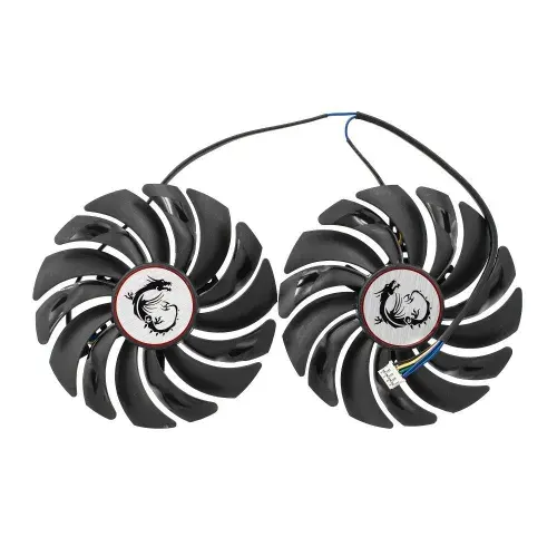 PLD10010B12HH, PLD10010S12HH. Кулеры (вентиляторы охлаждения) для видеокарты MSI 95 мм GTX 1060 1070 1080Ti RX 480 470 480 570 580