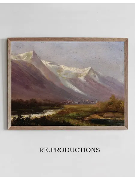 Re.productions Постер Study of Mountains - Albert Bierstadt