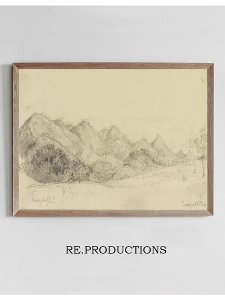 Re.productions Постер Ansicht Parahybapfad - Ferdinand Keller
