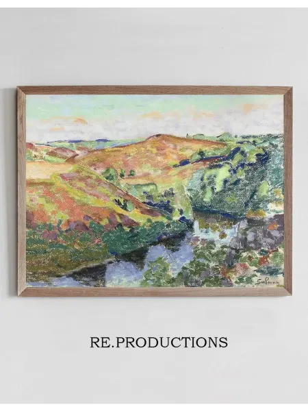 Re.productions Постер Landscape in Crozant - Armand Guillaumin