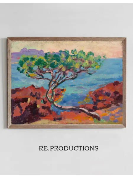 Re.productions Постер Paysage maritime - Armand Guillaumin