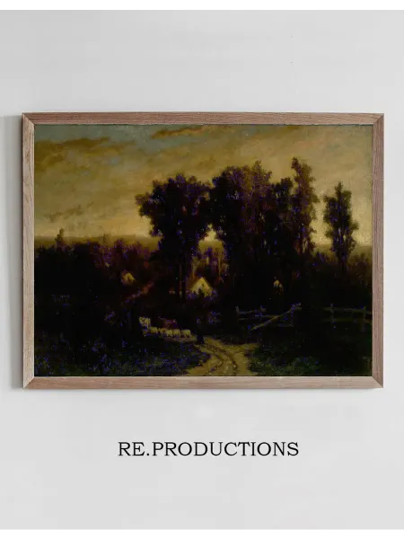 Re.productions Постер Untitled (woman with - Edward Mitchell Bannister